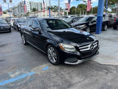 2015 Mercedes-Benz C-Class for sale at THE SHOWROOM in Miami FL