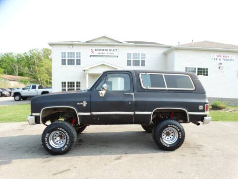 1987 Chevrolet Blazer for sale at SOUTHERN SELECT AUTO SALES in Medina OH