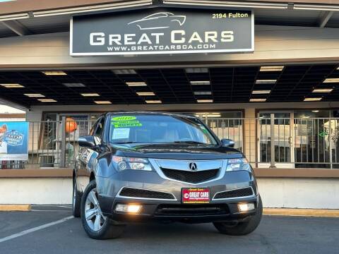 2010 Acura MDX for sale at Great Cars in Sacramento CA