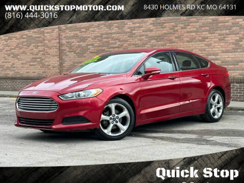 2016 Ford Fusion for sale at Quick Stop Motors in Kansas City MO