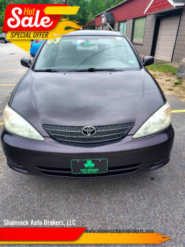 2003 Toyota Camry for sale at Shamrock Auto Brokers, LLC in Belmont NH