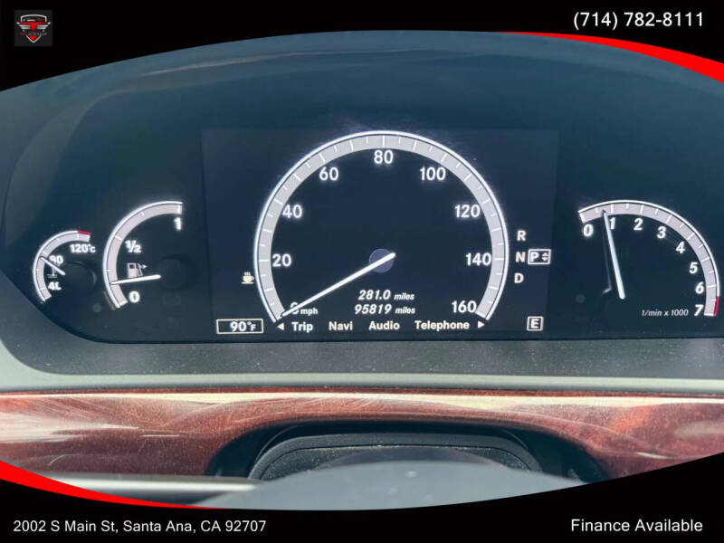 2012 Mercedes-Benz S-Class S 550