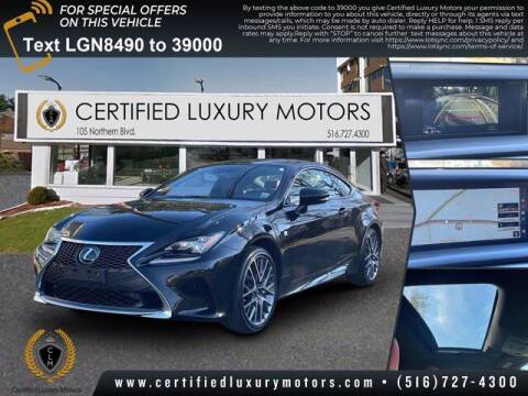 2018 Lexus RC 350 for sale at Certified Luxury Motors in Great Neck NY