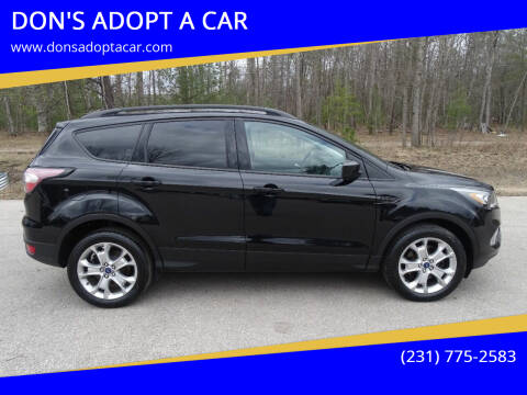 2018 Ford Escape for sale at DON'S ADOPT A CAR in Cadillac MI