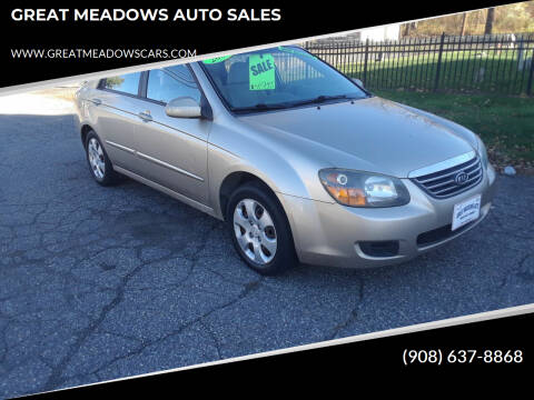 2009 Kia Spectra for sale at GREAT MEADOWS AUTO SALES in Great Meadows NJ