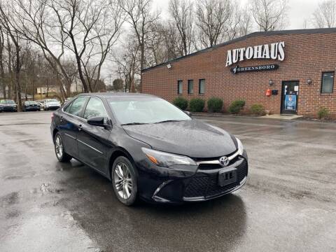 2016 Toyota Camry for sale at Autohaus of Greensboro in Greensboro NC