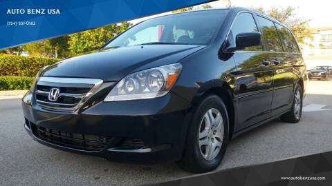 2007 Honda Odyssey for sale at AUTO BENZ USA in Fort Lauderdale FL