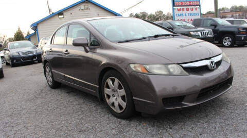 2010 Honda Civic for sale at NORCROSS MOTORSPORTS in Norcross GA