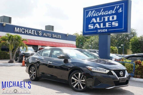 2021 Nissan Maxima for sale at Michael's Auto Sales Corp in Hollywood FL