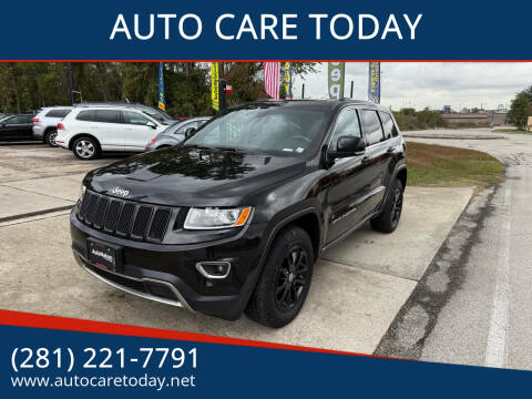 2015 Jeep Grand Cherokee for sale at AUTO CARE TODAY in Spring TX