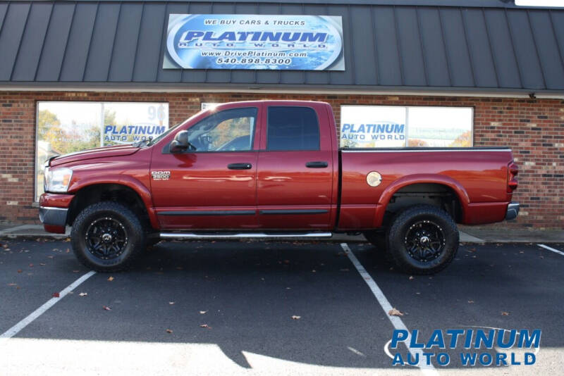 2007 Dodge Ram Pickup 2500 for sale at Platinum Auto World in Fredericksburg VA
