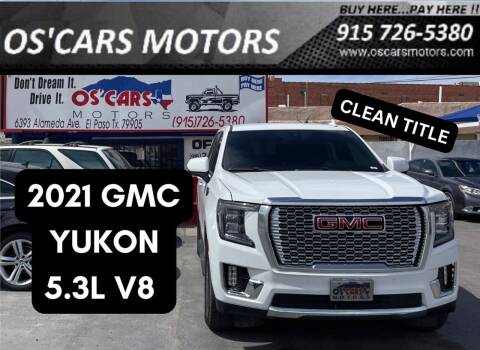 2021 GMC Yukon for sale at Os'Cars Motors in El Paso TX