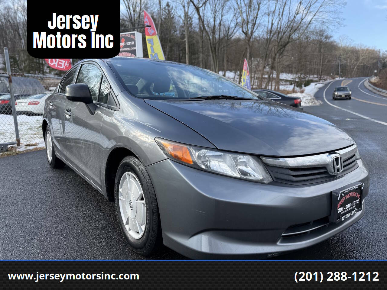 Dk. Gray 2012 Honda Civic HF HF 4dr Sedan 1
