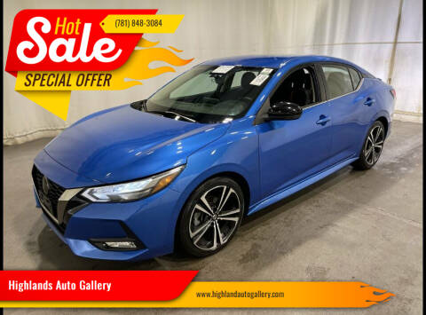 2020 Nissan Sentra for sale at Highlands Auto Gallery in Braintree MA