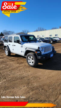 2020 Jeep Wrangler Unlimited for sale at Lake Herman Auto Sales in Madison SD
