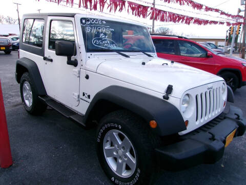 2008 Jeep Wrangler for sale at River City Auto Sales in Cottage Hills IL