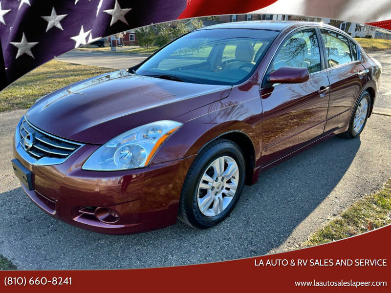 2010 Nissan Altima for sale at LA Auto & RV Sales and Service in Lapeer MI