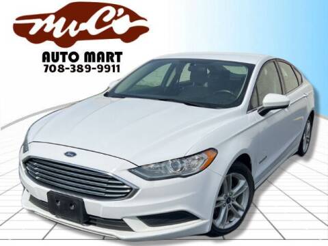 2018 Ford Fusion Hybrid for sale at Mr.C's AutoMart in Midlothian IL