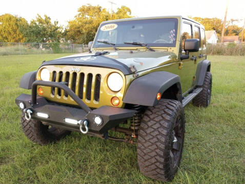 2010 Jeep Wrangler Unlimited for sale at LA PULGA DE AUTOS in Dallas TX