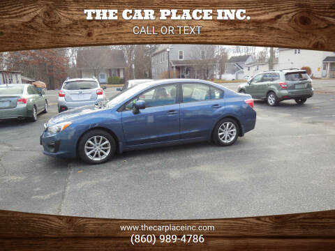 2013 Subaru Impreza for sale at THE CAR PLACE INC. in Somersville CT