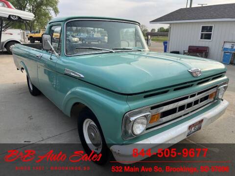 1962 Ford F-100 for sale at B & B Auto Sales in Brookings SD