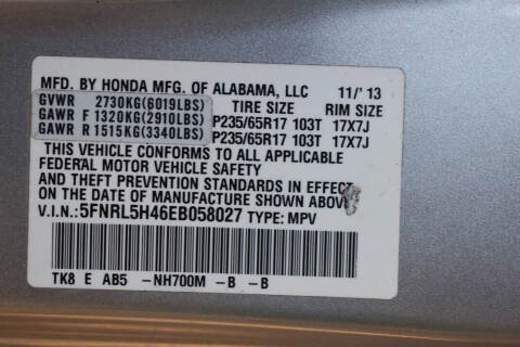 2014 Honda Odyssey EX
