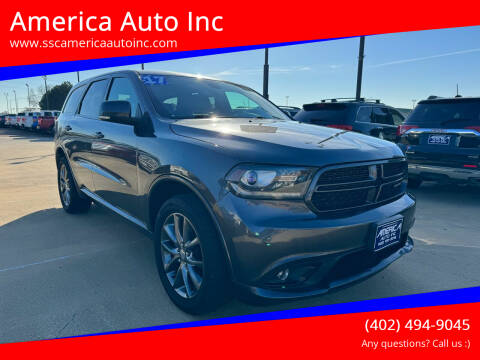 2017 Dodge Durango for sale at America Auto Inc in South Sioux City NE
