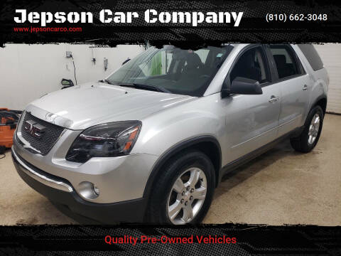 2012 GMC Acadia for sale at Jepson Car Company in Saint Clair MI