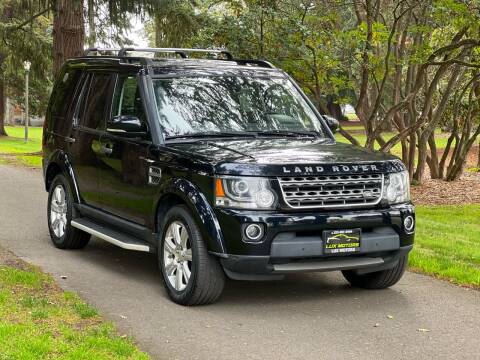2015 Land Rover LR4 for sale at Lux Motors in Tacoma WA