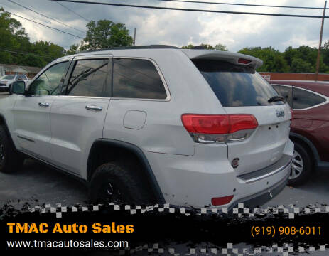 2017 Jeep Grand Cherokee for sale at TMAC Auto Sales & Window Tinting in Durham NC