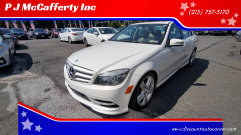 2011 Mercedes-Benz C-Class for sale at P J McCafferty Inc in Langhorne PA