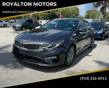 2019 Kia Optima for sale at ROYALTON MOTORS in Plantation FL