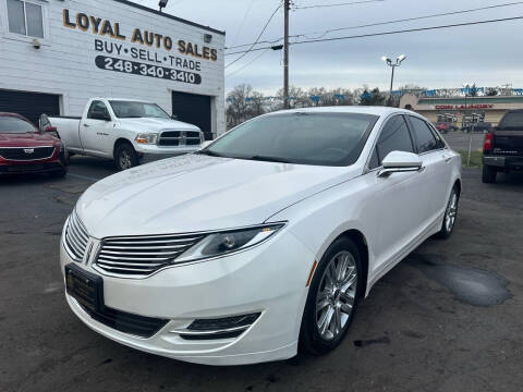 2015 Lincoln MKZ for sale at Loyal Auto Sales in Pontiac MI