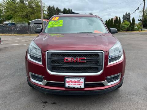 2015 GMC Acadia for sale at Low Price Auto and Truck Sales, LLC in Salem OR