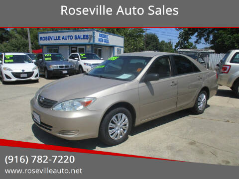 2004 Toyota Camry for sale at Roseville Auto Sales in Roseville CA