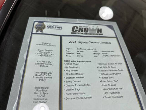 2023 Toyota Crown Limited