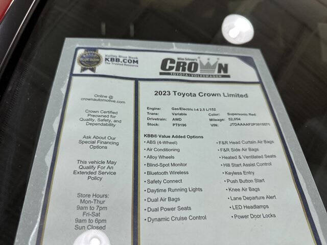 2023 Toyota Crown Limited