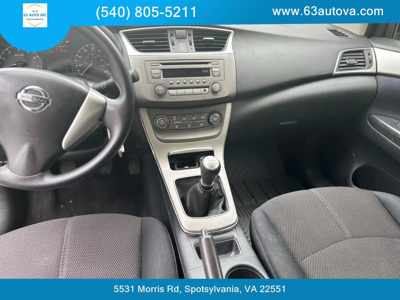 2014 Nissan Sentra for sale at 63 Auto Inc in Spotsylvania, VA