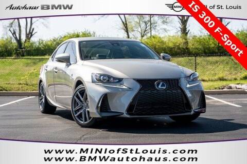 2018 Lexus IS 300 for sale at Autohaus Group of St. Louis MO - 3015 South Hanley Road Lot in Saint Louis MO