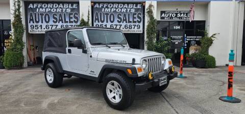2006 Jeep Wrangler for sale at Affordable Imports Auto Sales in Murrieta CA
