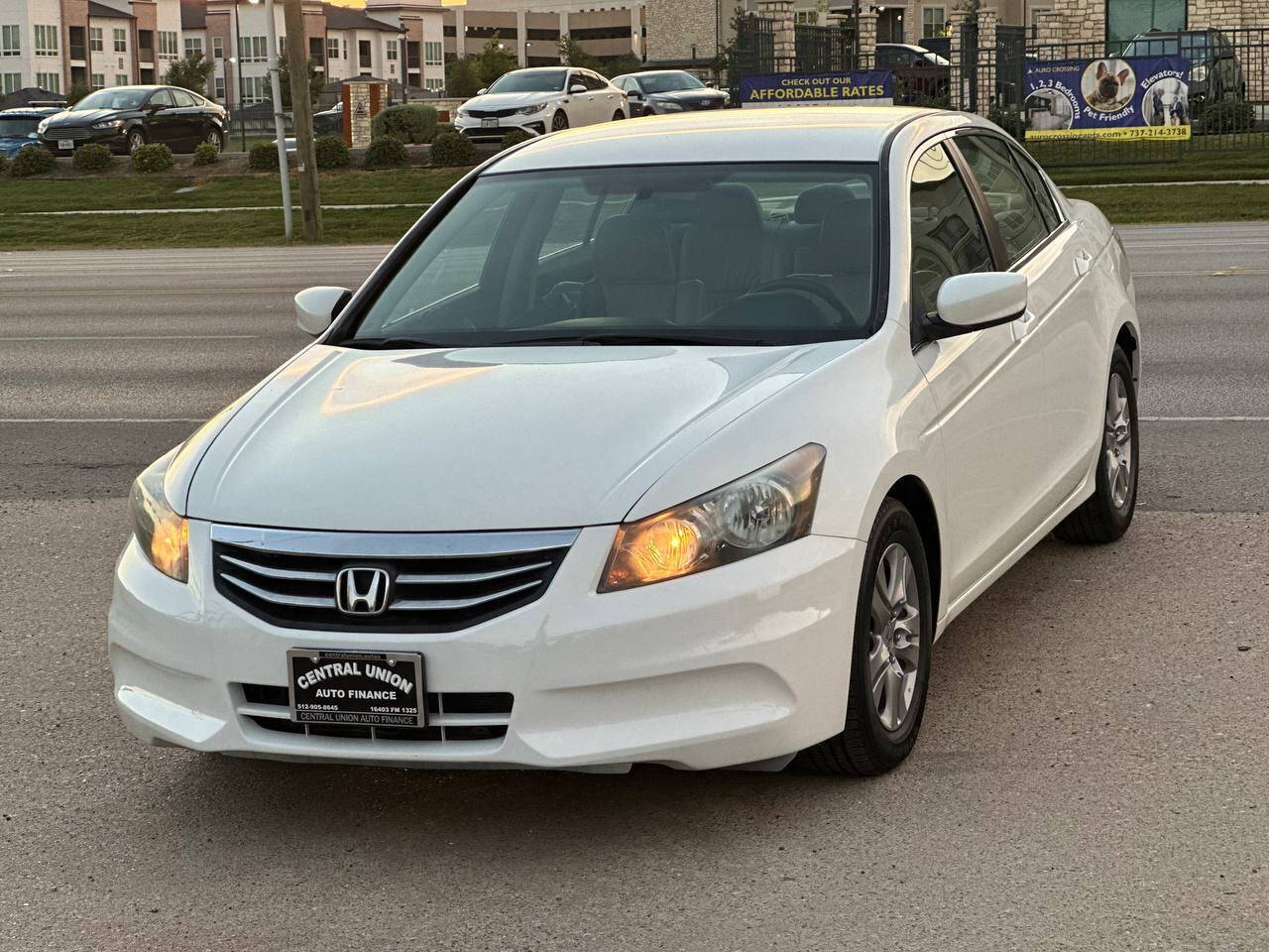 2012 Honda Accord for sale at Central Union Auto Finance LLC in Austin, TX