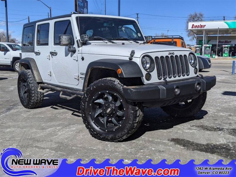 2015 Jeep Wrangler Unlimited for sale at New Wave Auto Brokers & Sales in Denver CO
