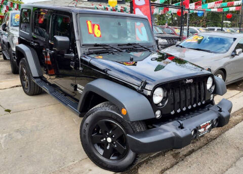 2016 Jeep Wrangler Unlimited for sale at Paps Auto Sales in Chicago IL