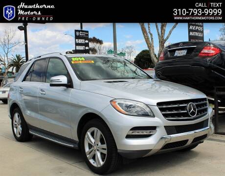 2014 Mercedes-Benz M-Class for sale at Hawthorne Motors Pre-Owned in Lawndale CA