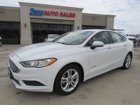 2018 Ford Fusion Hybrid for sale at 2Win Auto Sales Inc in Escalon CA