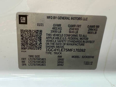 2021 Chevrolet Silverado 2500HD Work Truck