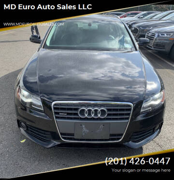 2012 Audi A4 for sale at MD Euro Auto Sales LLC in Hasbrouck Heights NJ