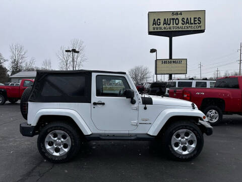 2014 Jeep Wrangler for sale at AG Auto Sales in Ontario NY