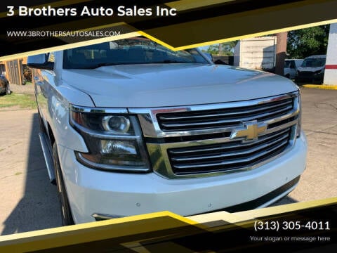 2015 Chevrolet Tahoe for sale at 3 Brothers Auto Sales Inc in Detroit MI