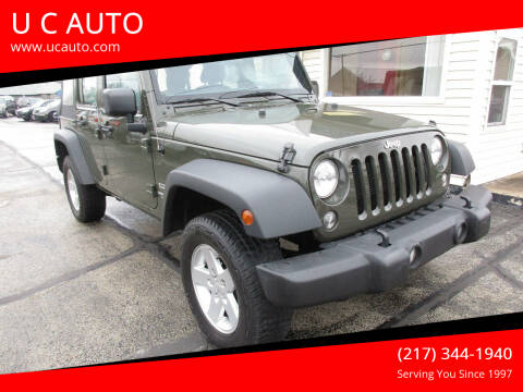 2016 Jeep Wrangler Unlimited for sale at U C AUTO in Urbana IL